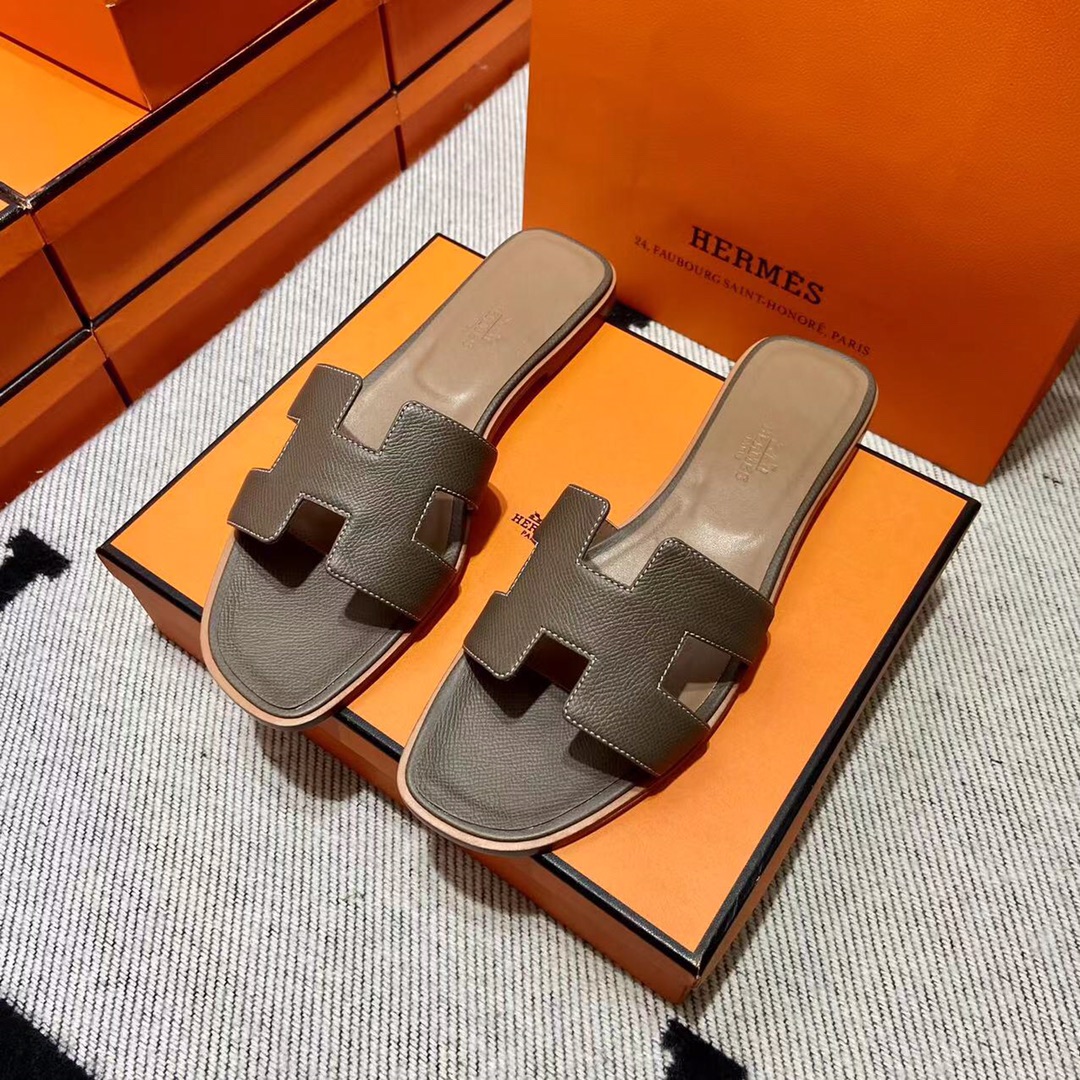 에르메스 올수공 오란 슬리퍼 샌들 앱송 24